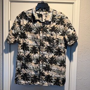 Croft & Barrow Aloha Shirt with Palm Tree's
